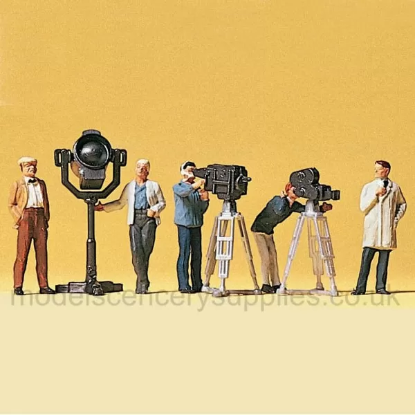 TV or Film Crew Lights and Cameras OO