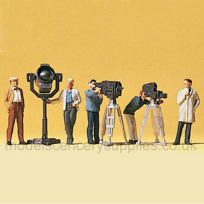 TV or Film Crew Lights and Cameras OO