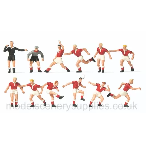 Football Soccer Team and Referee Exclusive Figure Sets OO