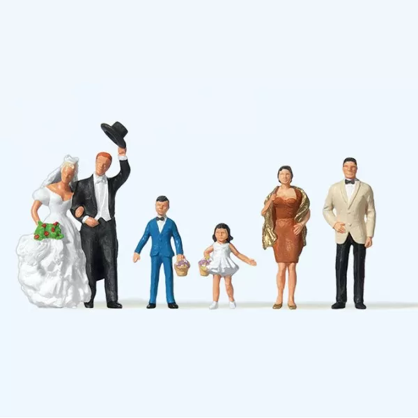 Wedding Scene Bride and Groom OO