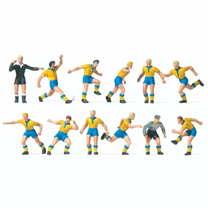Football Soccer Team and Referee Exclusive Figure Sets OO
