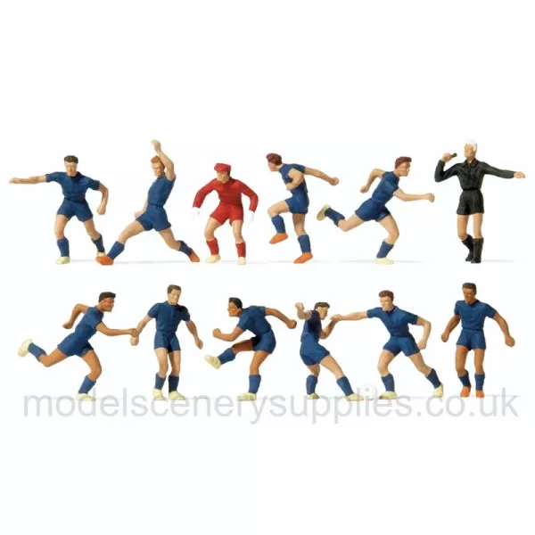 Football Soccer Team and Referee Exclusive Figure Sets OO