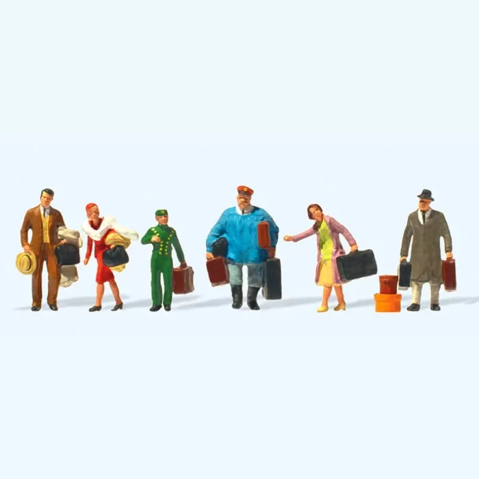 1930s passengers OO Preiser 12445