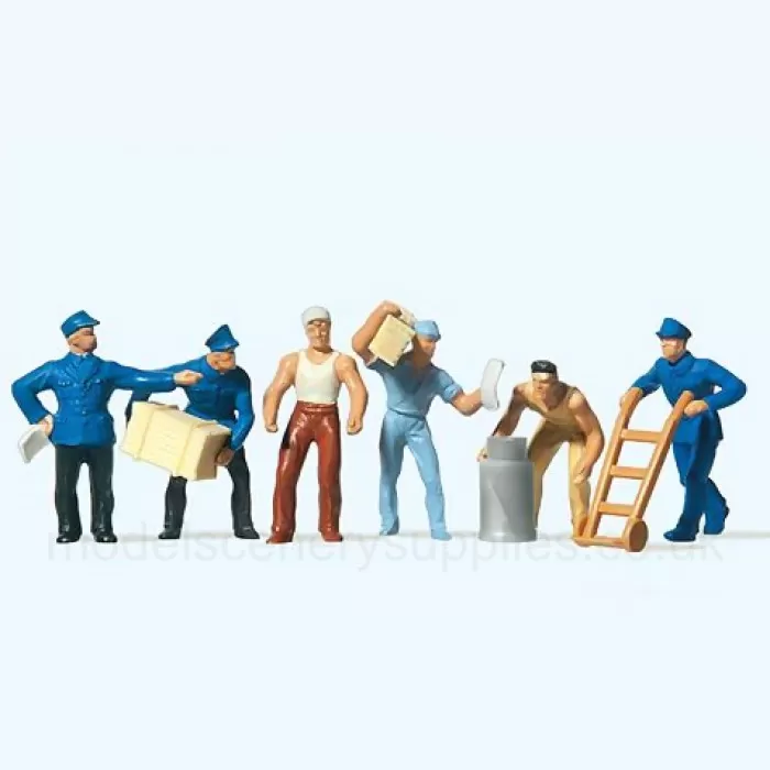 Workers with Loads OO Preiser 14016