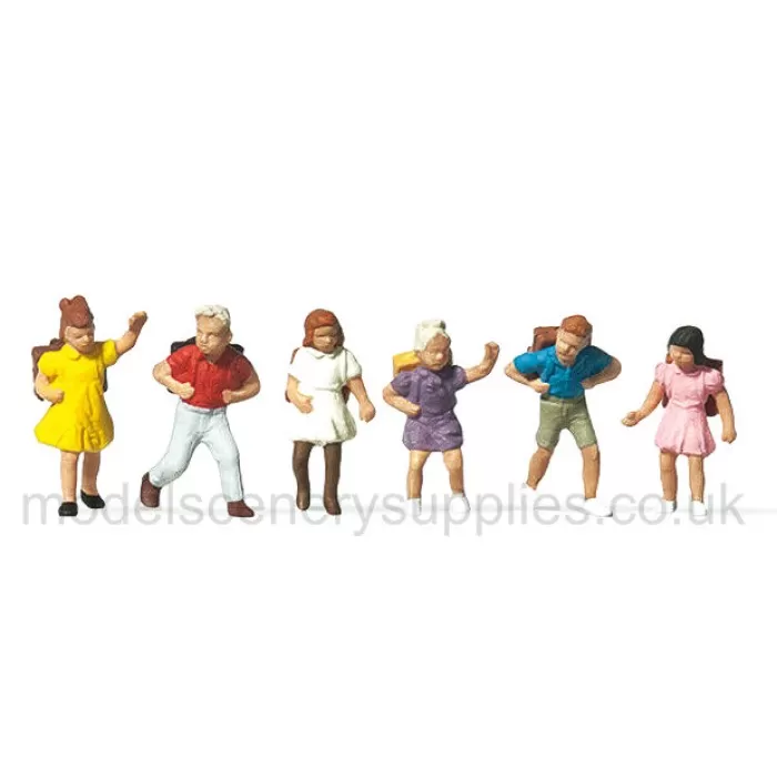 School Children OO Preiser 14074