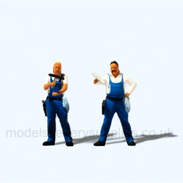 Window Cleaners OO Preiser 28265