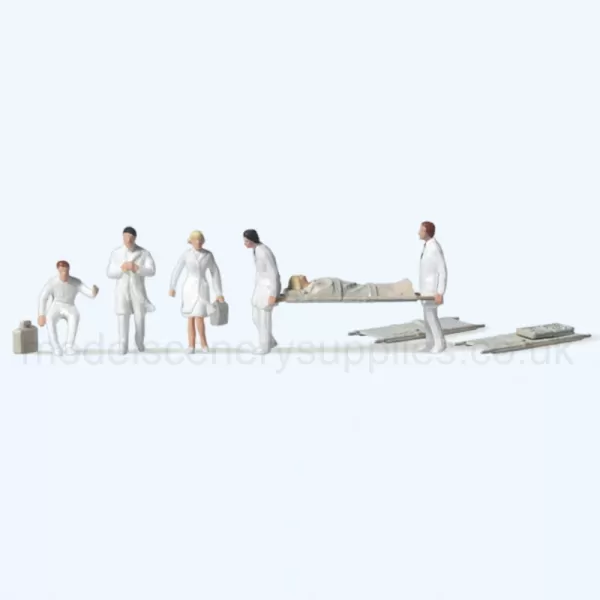 Emergency team N gauge Preiser 79048