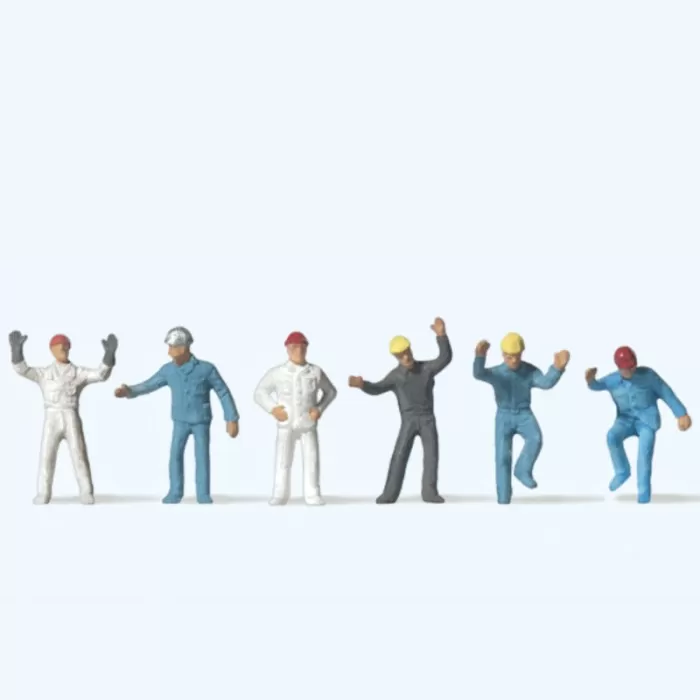 Steeplejacks Construction workers N gauge Preiser 79105 