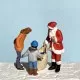 Father Christmas with Bag Motif Box Scene Preiser 99600