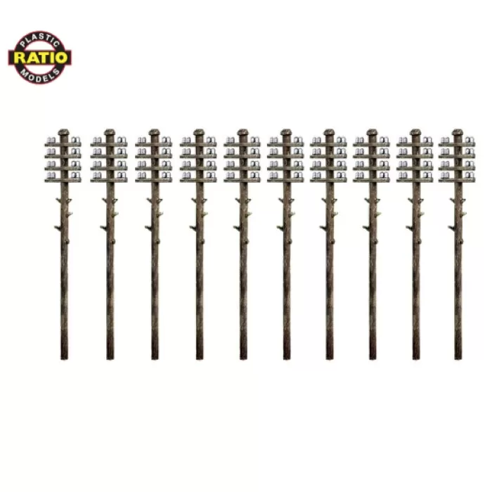 Telegraph poles N gauge