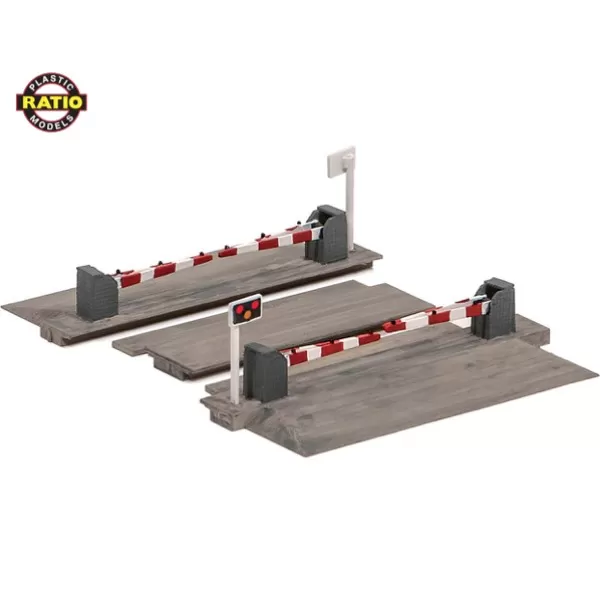 Level Crossing with barriers N gauge Ratio 235