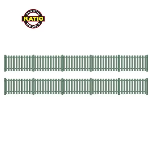 Station Fencing Green OO Ratio 431