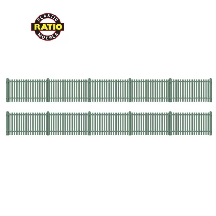 Station Fencing Green OO Ratio 431