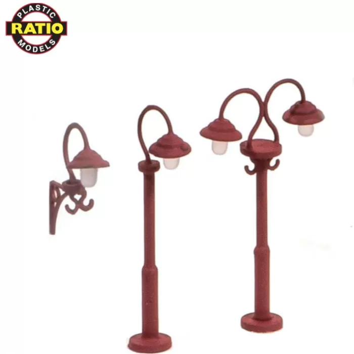 Street lamps Swan-Neck OO Non-working Ratio 453