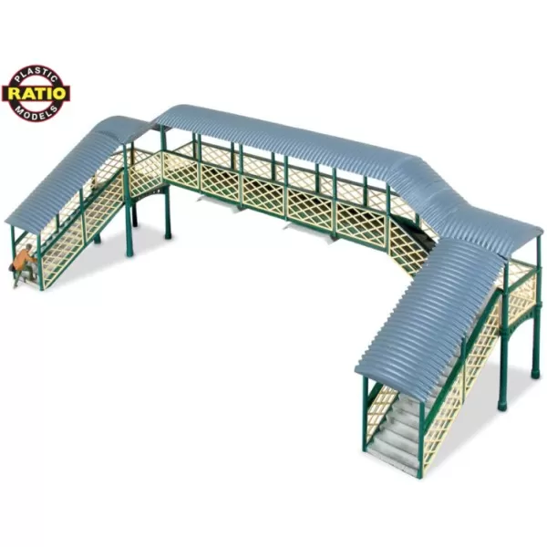 Modular Covered Footbridge  OO Ratio 548
