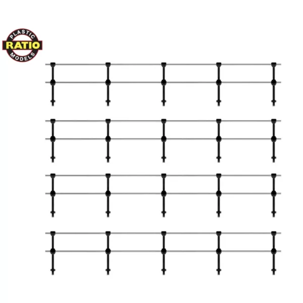 Hand Rail Stanchions, Double Rail OO Ratio 144