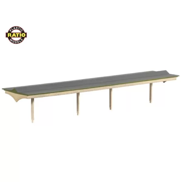 Flat Roof Platform Canopy with Valence N Gauge Ratio 225