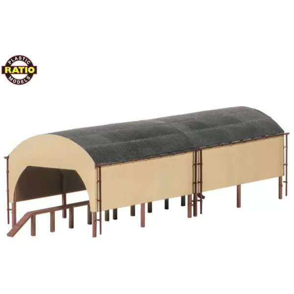 Carriage Shed in N Gauge Ratio 231