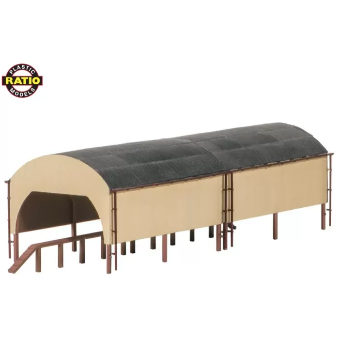 Carriage Shed in N Gauge Ratio 231