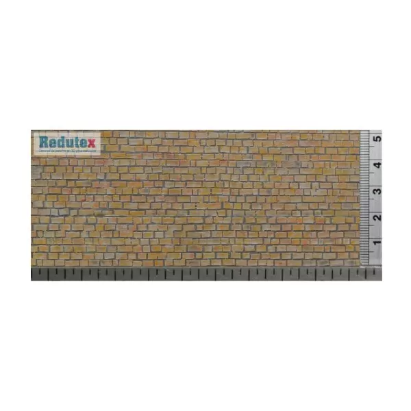 Stone Block Brick Textured 3D Sheet  Scale 1:87 Redutex 087BF122