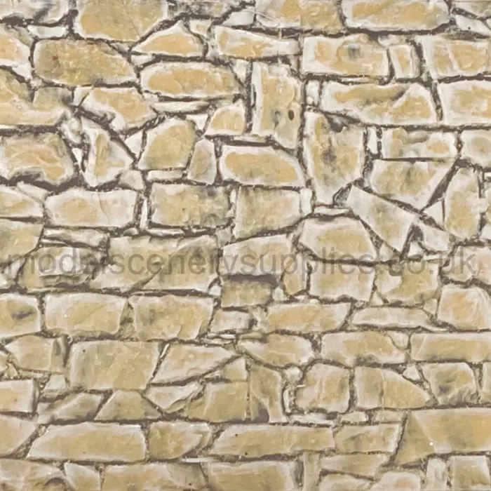 Rustic Stone Textured 3D Sheet Scale 1:12 Redutex 012PR121