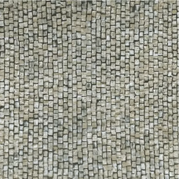 Stone Setts Cobblestone Road Textured 3D Sheet Gauge 1 Stone Setts 1:32 Redutex 032AD122