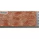 Brick Textured 3D Sheet Gauge 1 Old Red Brick Scale 1:32 Redutex 032LV712