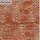 Brick Textured 3D Sheet Gauge 1 Old Red Brick Scale 1:32 Redutex 032LV712