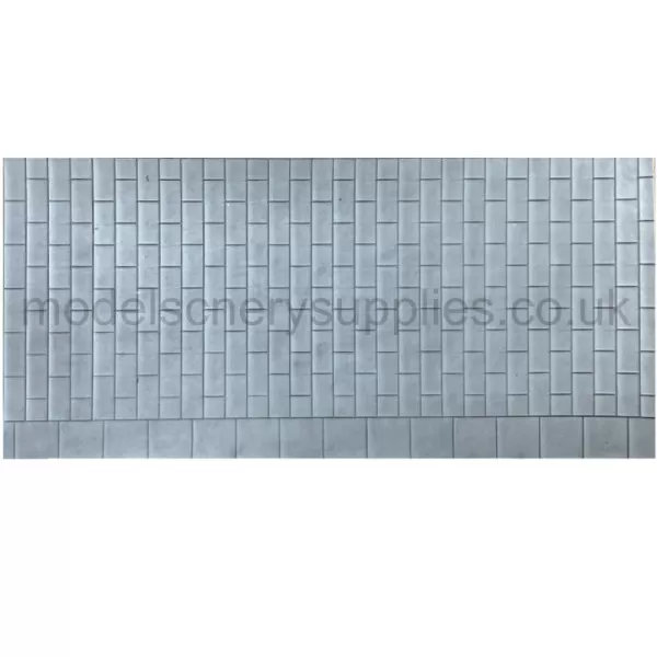 Pavement Textured 3D Sheet Gauge 1 Platform Surface Scale 1:32