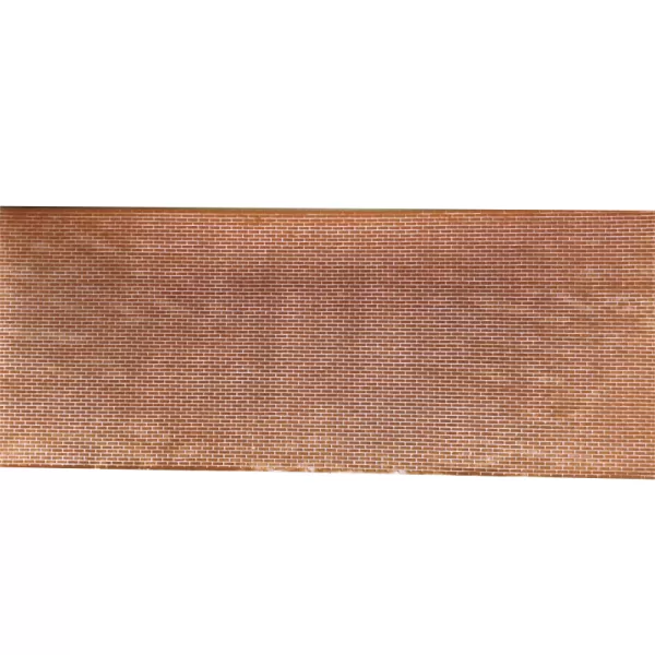 Brick Textured 3D Sheet O Gauge Plain Bond Red Brick Scale 1:43 Redutex 043LD112
