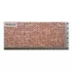 Brick Textured 3D Sheet O Gauge Plain Bond Red Brick Scale 1:43