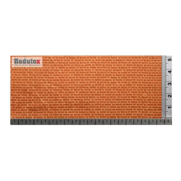 Brick Textured 3D Sheet O Gauge Flemish Bond Brick Scale 1:43 Redutex 043LD312