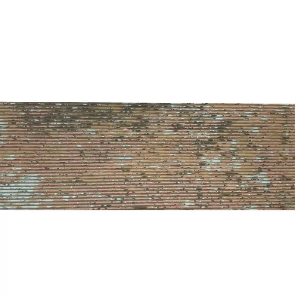 Corrugated Rusty Tin 3D Sheet O Gauge 1:43 