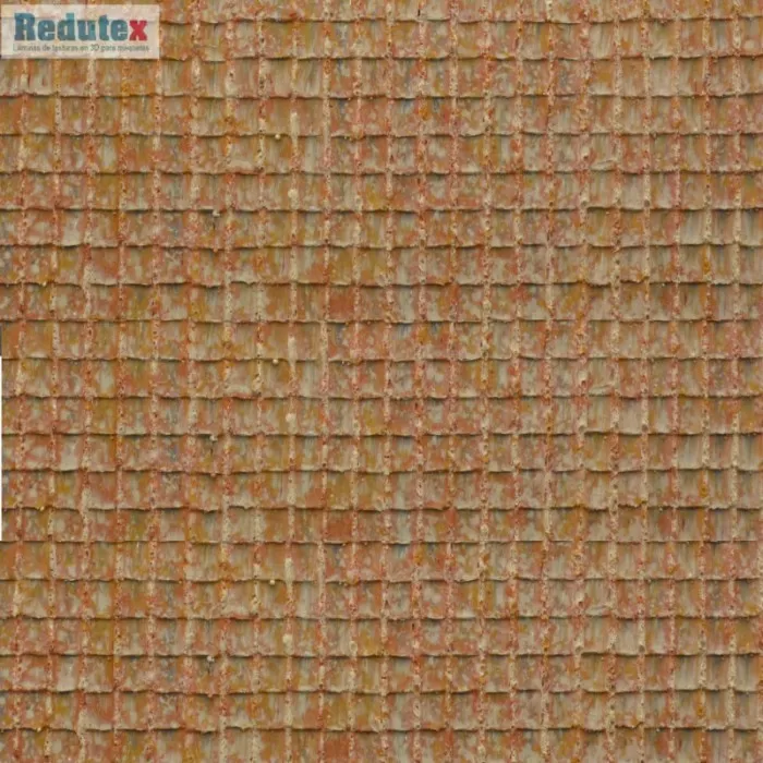 Roof Tile Textured 3D Sheet O Gauge 1:43 Redutex 043TC122