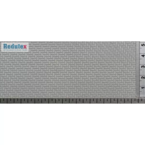 Herringbone Pavement Textured 3D Sheet OO Gauge Redutex 076AE111