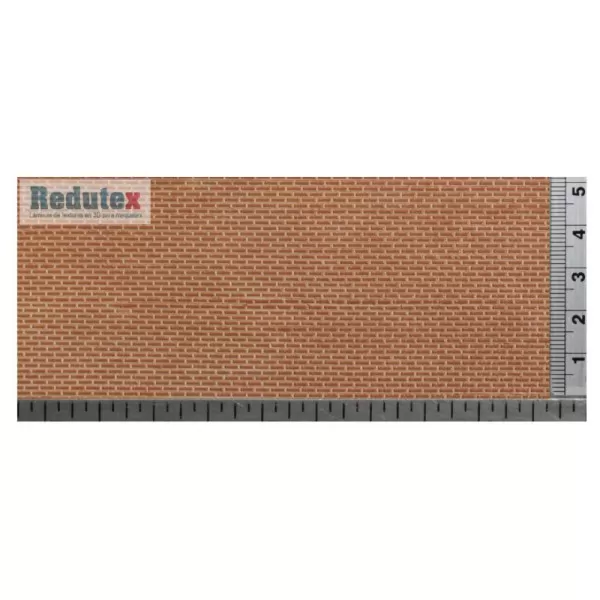 Brick Textured 3D Sheet OO Gauge Plain Bond Brick Scale 1:76