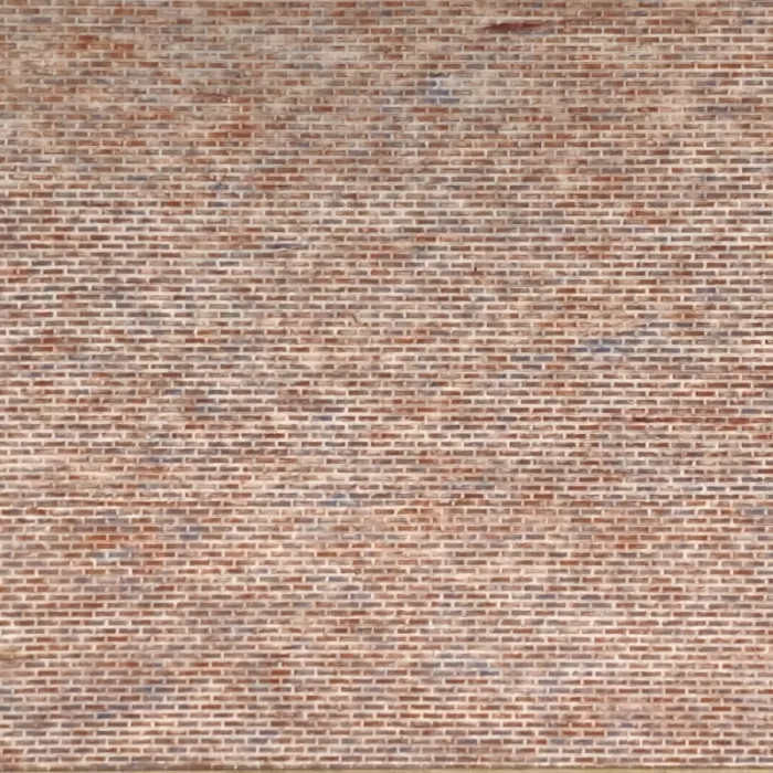 Brick Textured 3D Sheet OO Gauge Old Brick Plain Bond Scale 1:76