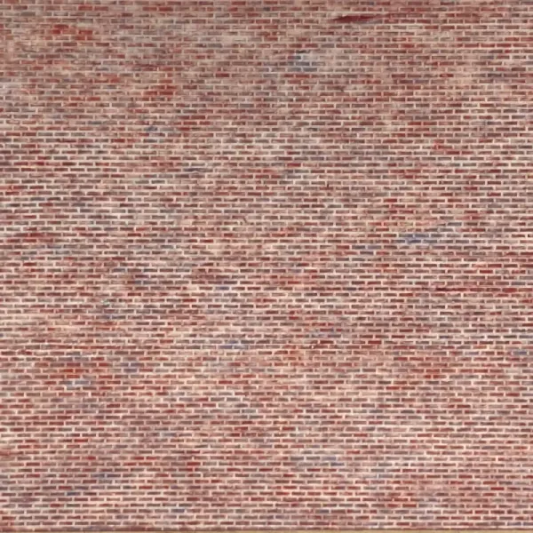 Brick Textured 3D Sheet OO Gauge Old Brick Plain Bond Scale 1:76