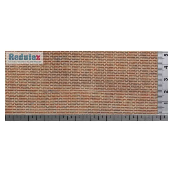 Brick Textured 3D Sheet OO Gauge Old Brick Plain Bond Scale 1:76
