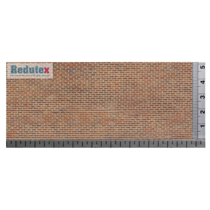 Brick Textured 3D Sheet OO Gauge Old Brick Plain Bond Scale 1:76