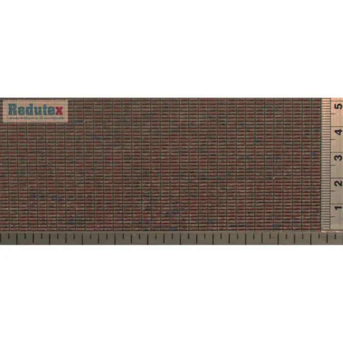 Brick Column Textured 3D Sheet OO Gauge Scale 1:76 Redutex 076LD423