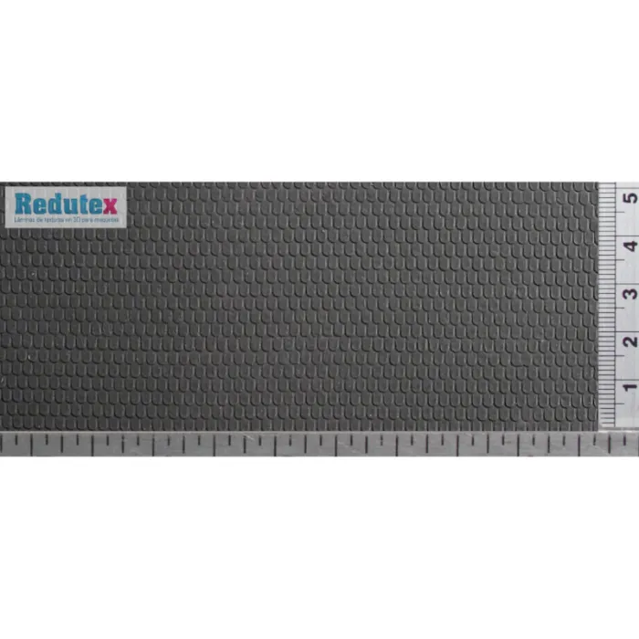 Slate Textured 3D Sheet OO Gauge Dark Grey Rounded Slate 1:76
