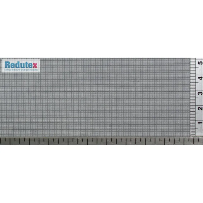 Small Square Pavement Slabs Textured 3D Sheet OO Gauge Redutex 087AC111