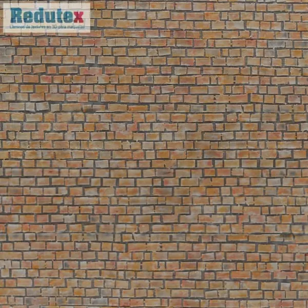 Stone Block Brick Textured 3D Sheet  Scale 1:87 Redutex 087BF122
