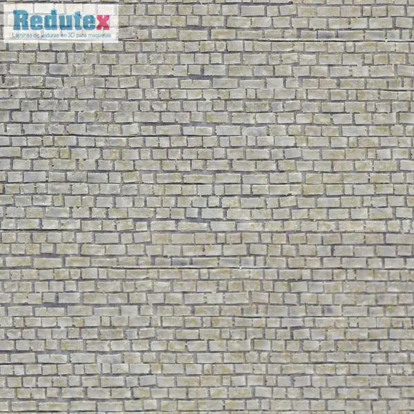 Stone Block Brick Textured 3D Sheet  Scale 1:87 Redutex 087BF123