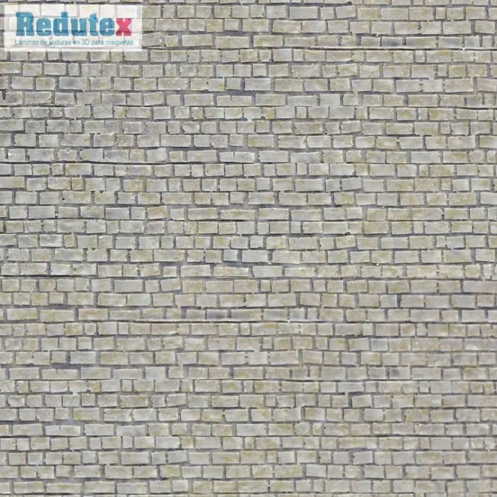 Stone Block Brick Textured 3D Sheet  Scale 1:87 Redutex 087BF123
