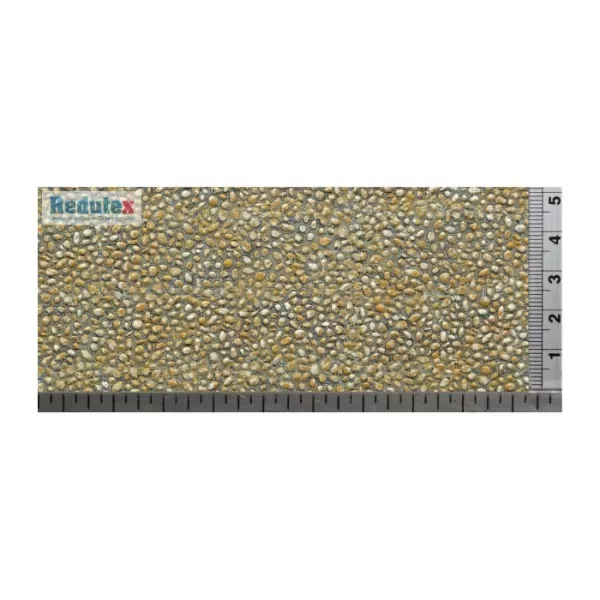 Cobblestone Wall Textured 3D Sheet OO Gauge Stone Wall Warm