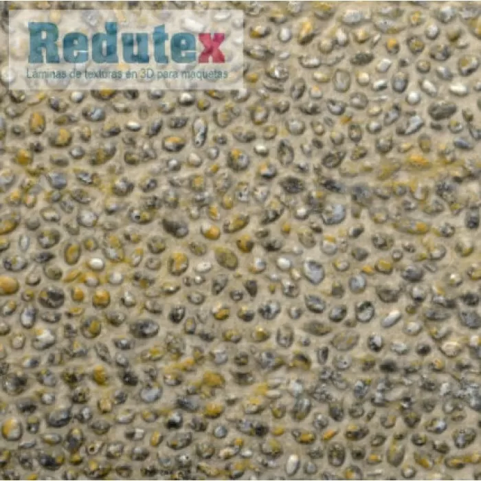 Cobblestone Textured 3D Sheet OO Gauge Stone Wall  087CR124