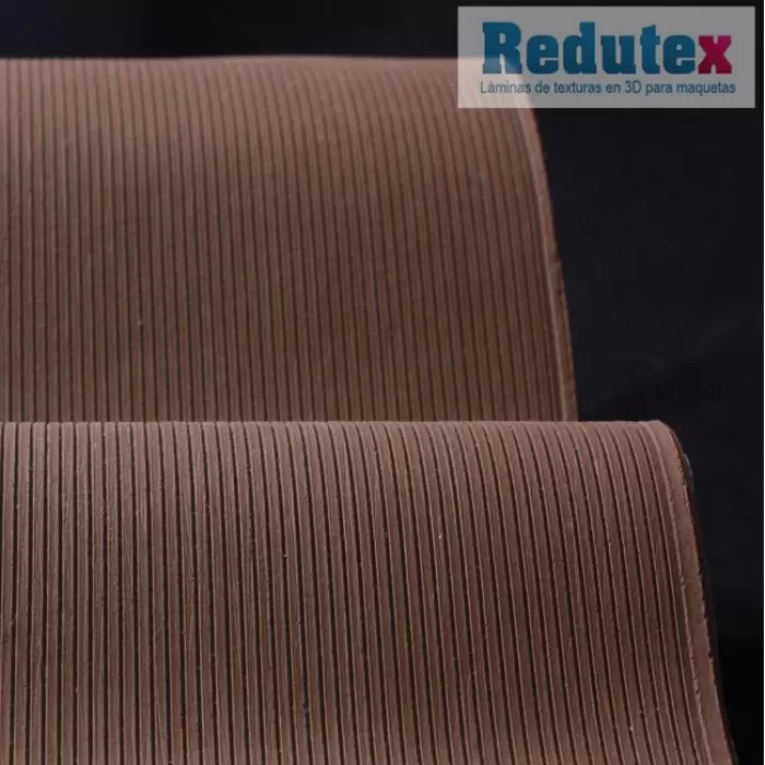 Wooden Slat Shiplap Surface Textured 3D Sheet OO Redutex 087LM112
