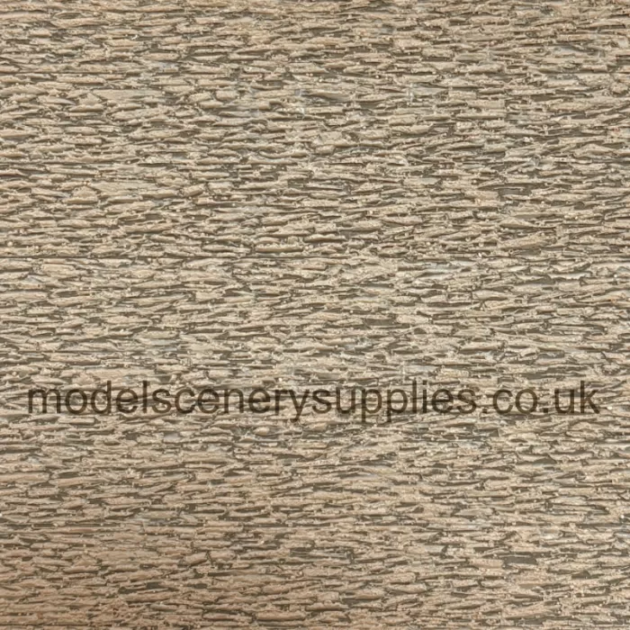 Slate Wall or Dry Stone Surface Textured 3D Sheet OO Gauge Redutex 087PL113